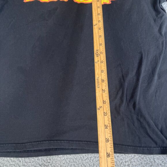 Ripndip Lord Nermal Devil Flames T-Shirt Mens Large Black Funny Parody Cartoon - Picture 4 of 6